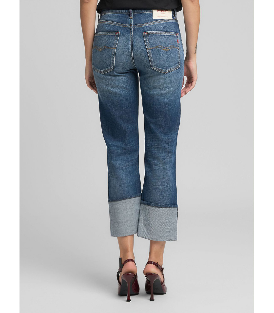 ストレートフィットAKEME コンフォートインディゴデニム 詳細画像 ブルー 3